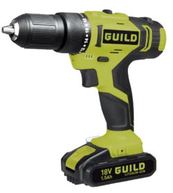 Guild - 15AH Li-On Cordless Hammer Drill - 18V